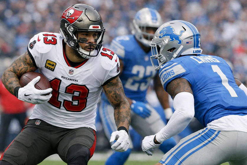 Tampa Bay Buccaneers vs Detroit Lions Match Player Stats